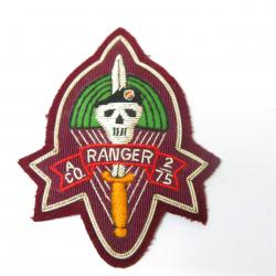 Insigne Ranger US sp forces brodé cannetille ref 99    box  344