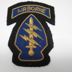 Patch US spéciale force Vietnam cannetille or ref 423
