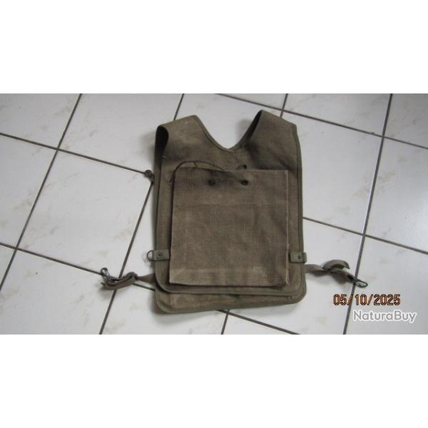 housse transport munitions chasuble mod 56 guerre Algrie Lgion commando chasse parachutiste