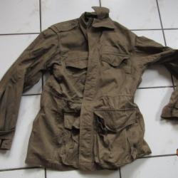 veste mod 56 armée FR guerre Algérie tampon trous poitrine