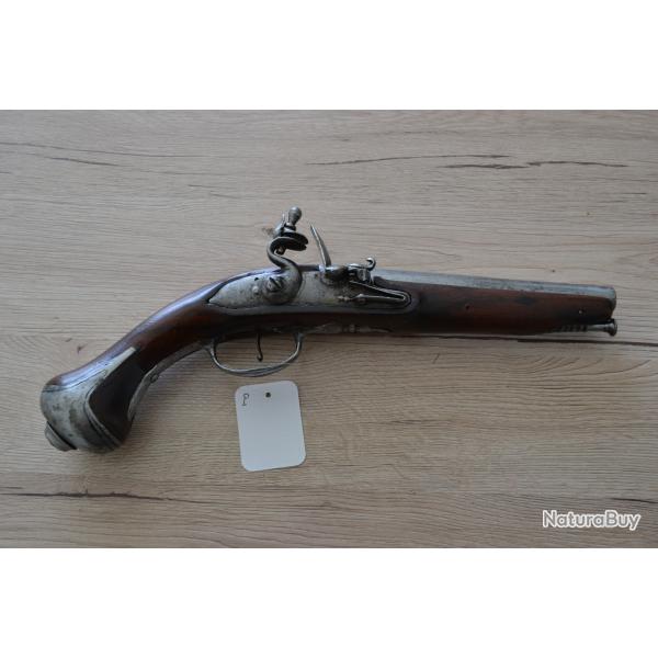 Pistolet  silex 18me  - calibre 13,5 mm