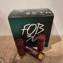 Carton de 10 boites de cartouches Fob 36 12/70 plomb de 7.5 bourre jupe