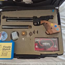 Pistolet feinwerkbau 102 air comprimé co2 main droite compétition.