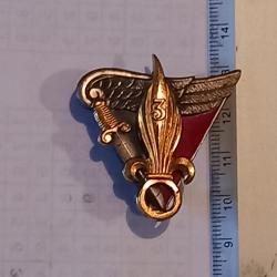 Insigne du 3ème bataillon (ou régiment) étranger parachutiste (3ème BEP ou 3ème REP) - Drago