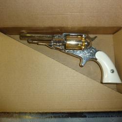 REVOLVER PIETTA 1863 REMINGTON POCKET NICKELE GRAVE CAL 31 - RPBN31 - Bi-color