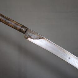 Sabre court dit yatagan - Empire Ottoman, probablement Algérie, 19ème siècle