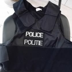 ENCHERE GILET PARE BALLES TRES DISCRET COMPLET AVEC KEVLAR 3A TAILLE REGLABLE DU S AU L