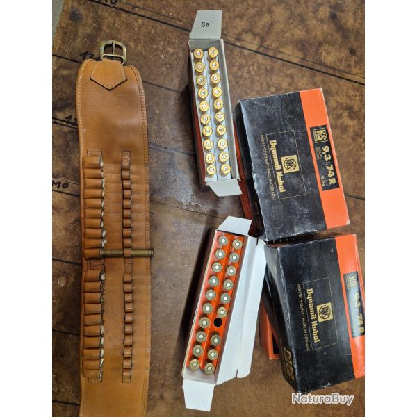 Lots balle de 9,3x74R