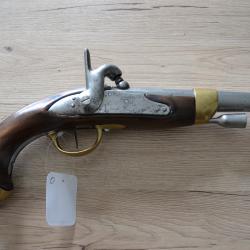Pistolet de Cavalerie modèle 1822 T-BIS - Platine de la Manufature Royale de Maubeuge
