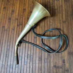 CORNE D'APPEL PAVILLON EN LAITON PIBOLE LOVERGREEN 40 cm -