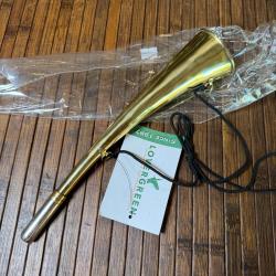 CORNE D'APPEL PAVILLON EN LAITON PIBOLE LOVERGREEN 31 cm -