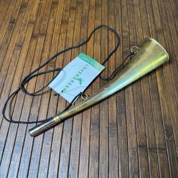 CORNE D'APPEL PAVILLON EN LAITON PIBOLE LOVERGREEN 31 cm