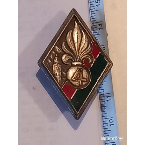 Insigne du 4me rgiment tranger d'infanterie (4me REI) - Drago, Paris