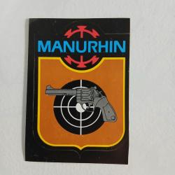 Autocollant manurhin 2