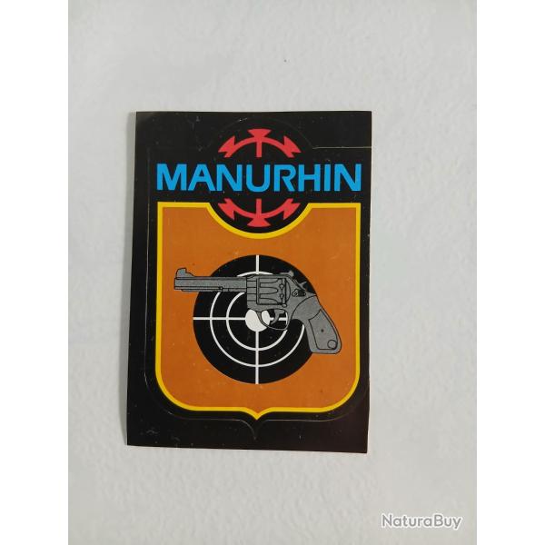 Autocollant manurhin 2