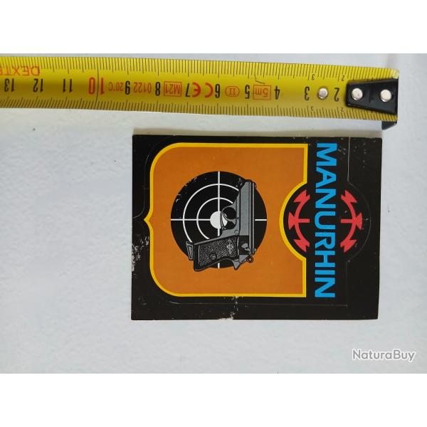 Autocollant manurhin 4