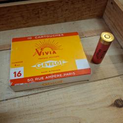 Boite collection ou usage gevelot viviaCalibre 16 plomb 10