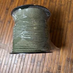 BOBINE DE CORDE VERTE IMPUTRESCIBLE RÉSISTANTE DIAMÈTRE 4 mm SUR 150 ou  200 MÈTRE