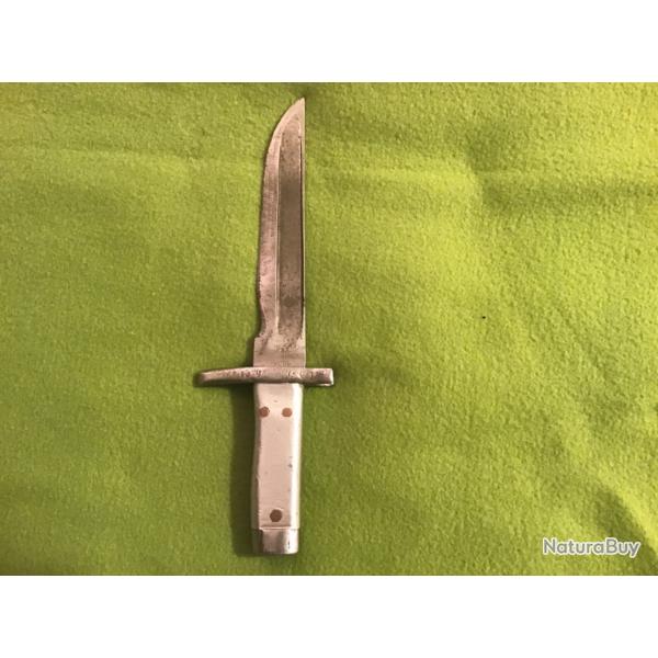 COUTEAU DE TRANCHE 14-18 WW1 fabrication artisanale Art de tranches wwl