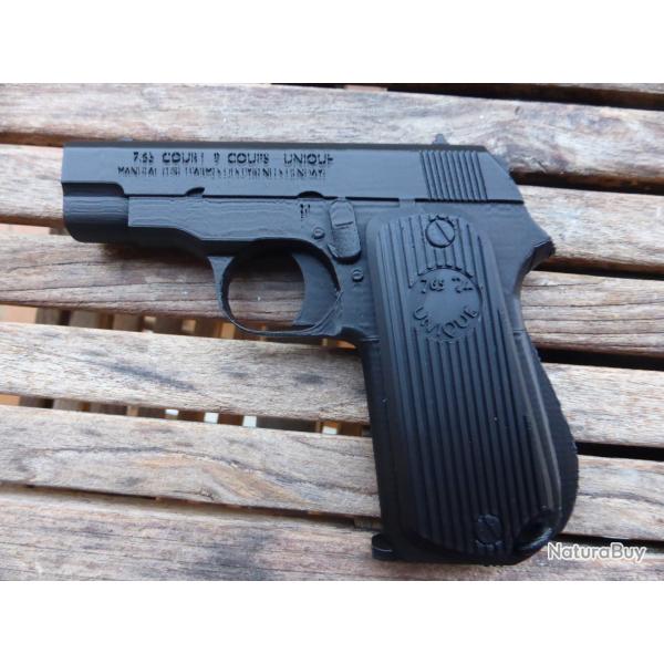 Reproduction de pistolet Unique R51 Français Police Nationale