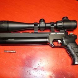 Pistolet PCP ARTEMIS PP700S-A (SNOWPEAK) 15 joules/calibre 5,5mm/.22 + LUNETTE 4-16x40 + ACCESSOIRES