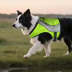 Gilet réfléchissant canin .