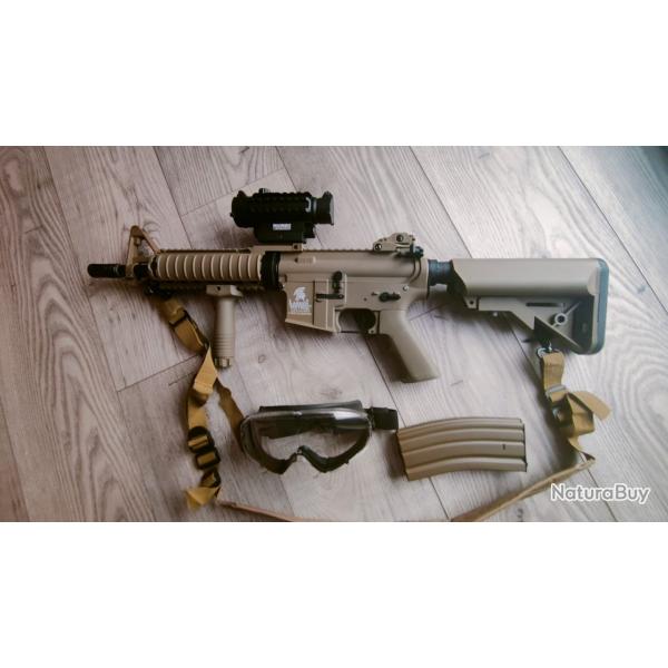 Réplique LT-02 G2 M4 CQBR NSR Dual Tone Tan et pack complet