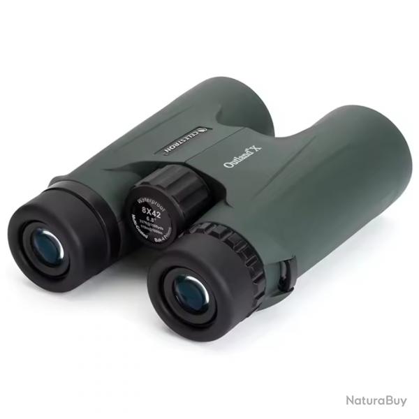 Promo - 8x42 Jumelles tanches & Antibue Optique Multi-Traite BaK-4 pour Chasse et Randonne