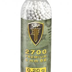 Billes pour arme BB Elite Force - Blanche - 6 mm 0,2g x2700
