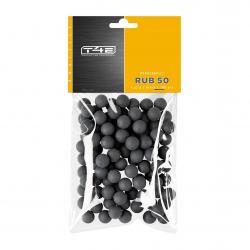 Billes pour arme de défense T4E Caoutchouc entrainement - Cal. 50 x100