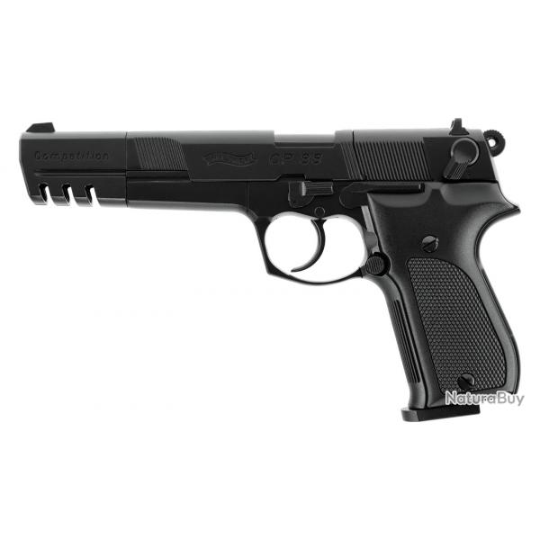 Pistolet  plombs Walther CP88 Competition CO2 - Cal. 4,5 mm - Noir