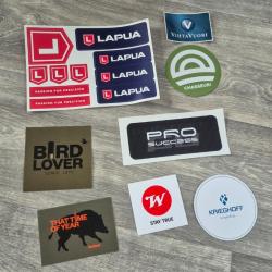 autocollant chasse lot 4