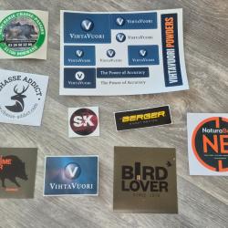 autocollant chasse lot 5