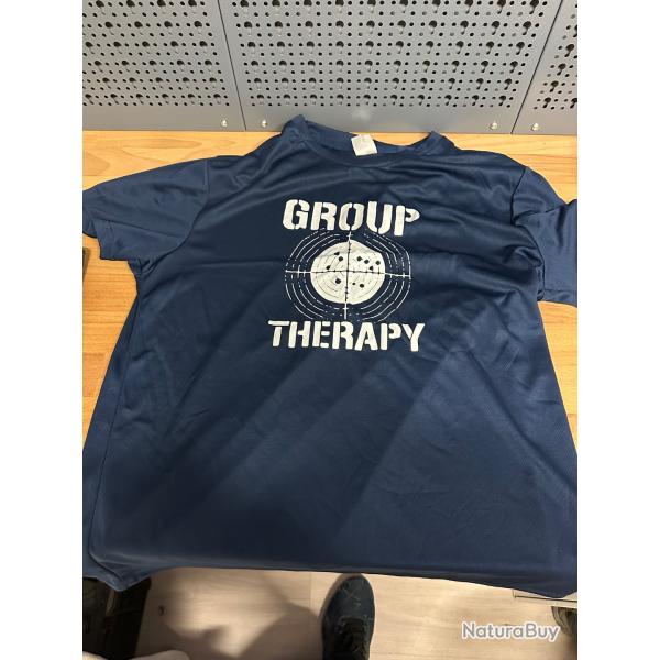 t-shitt bleu group therapy taille L