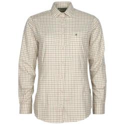 Chemise pour Femme Blanche/Verte Nydala Grouse Pinewood - L