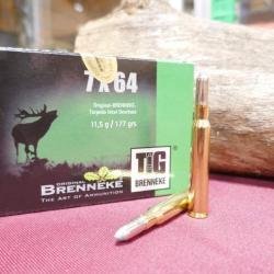boite de 20 cartouches en 7x64 balle BRENNEKE TORPEDO de 177grs/11.5g