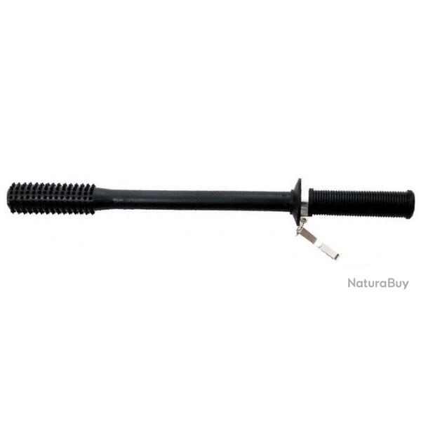 Matraque bton caoutchouc avec accroche ceinture 48 cm