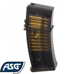 ASG 15263 Chargeur ASG DLV36 Low Cap 48 Billes - Transparent Fumé (G36 AEG