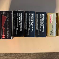 7mm Remington magnum Munitions lot de 7 boîtes