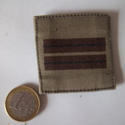 galon grade militaire lieutenant basse visibilité insigne collection