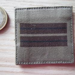 galon grade militaire lieutenant basse visibilité insigne collection