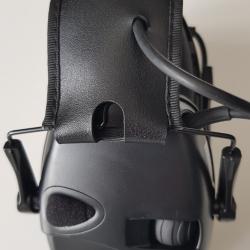 Casque électronique de protection auditive couleur "" Black ""