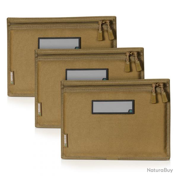 Savior- Lot de 3 Sacs de rangement Tan - HC-RA3GUN-SPARE-3PC-TN