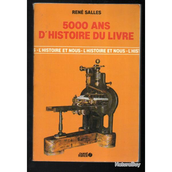 5000 ans d'histoire du livre de ren salles
