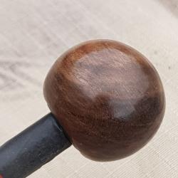 Boule bois noyer veiné