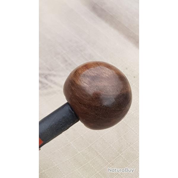 Boule bois noyer veiné