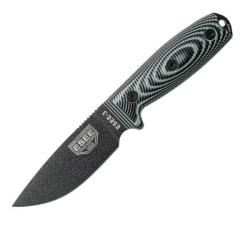 Couteau fixe de survie ESEE-3 gris et noir E3PMB002