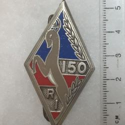 FRANCE INFANTERIE Insigne&nbsp;150&deg; R.I. R&eacute;giment d?Infanterie? chevreuil marron clair? Drago