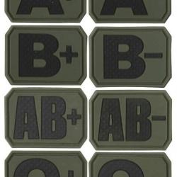 Patch PVC Groupe Sanguin Sable B-