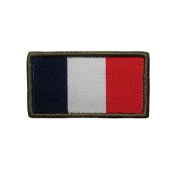 Patch France rectangle couleur